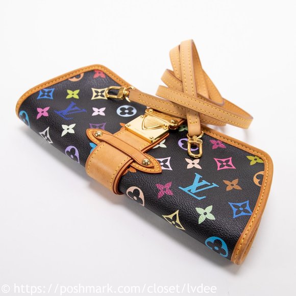 Louis Vuitton Handbags - LOUIS VUITTON Multicolor Clutch Black